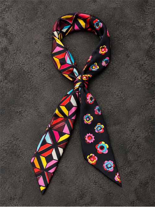 mini foulard fantasia SETTEBÌ | TWI03FIORI MULTICOLOR